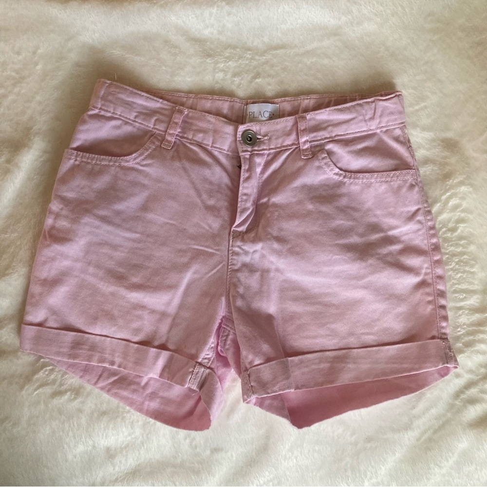 Pink Shorts Girls The Childrens Place Pink Denim Shorts Pastel Pink Summer Cute